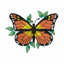 Monarch Butterfly embroidered shirts