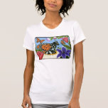 Monarch Butterfly Fairy Cat Fantasy Art T-Shirt t-shirts