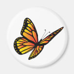 Monarch butterfly fridge magnet