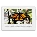 monarch butterfly if any man be in Christ cards