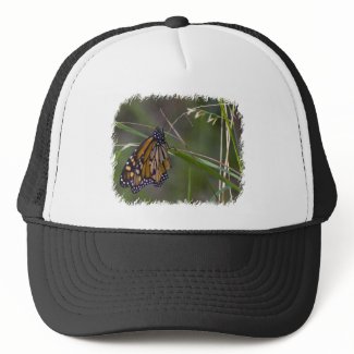 Monarch Butterfly in the Grass Trucker Hat
