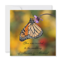 Monarch Butterfly Invitations