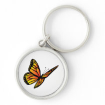 Monarch butterfly keychain