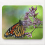 Monarch Butterfly Mousepad - Against Green