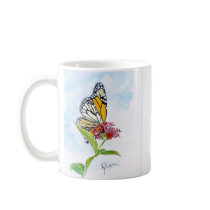 Monarch Butterfly Mug by Critterpainter Monarch Butterfly Mug