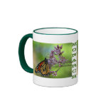monarch Butterfly Mug - Against Green