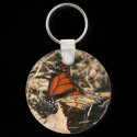 Monarch Butterfly Nature Photo Keychain Keyring
