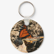 Monarch Butterfly Nature Photo Keychain Keyring
