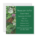 Monarch Butterfly Nature Photo Party Invitation by SmilinEyesTreasures