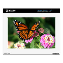 Monarch Butterfly Netbook Small (8.4 x 5.5) Skin Decal For Netbook