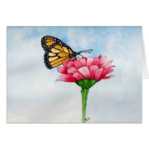 Monarch Butterfly Note Card cards
