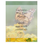 Monarch Butterfly on Siberian Wallflowers Full Color Flyer