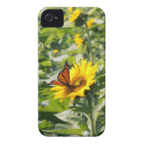 Monarch butterfly on sunflower iphone case casemate cases