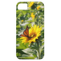 Monarch butterfly on sunflower iphone case casemate cases