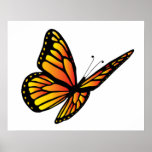 Monarch butterfly Poster 20x16"
