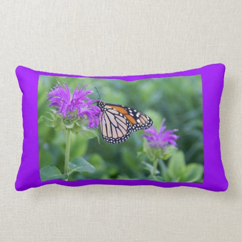 Monarch Butterfly Reversible throwpillow