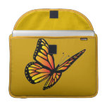 Monarch butterfly Rickshaw Flap Sleeve MacBook Pro Sleeves