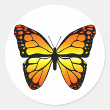 Monarch Butterfly Sticker