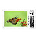 Monarch in Green postage