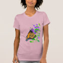 Monarch on Blossom t-shirts