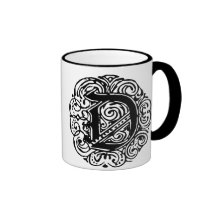 Monarchia Black  "D" Mugs