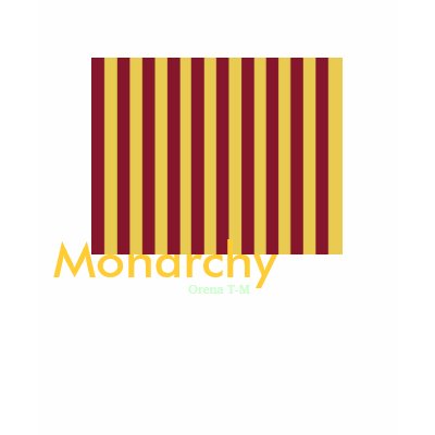 Monarchy concept line - T- shirt - woman red by orakel