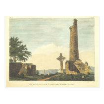 Monasterboice Church Tower Co Louth Ireland 1833 Post Cards at Zazzle