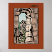 Monasterio georgiano poster