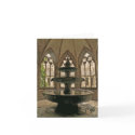 Monastery Fountain Note Card by JeanBHall Monastery Fountain Note Card
