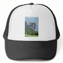 Monastery in Meteora, Greece Europe Mesh Hat