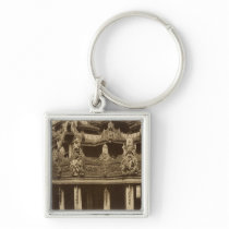 Monastery or Pagoda, detail, probably Mandalay Keychains