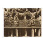 Monastery or Pagoda, detail, probably Mandalay Post Card
