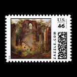 Monastery Ruins Postage Stamp stamps
