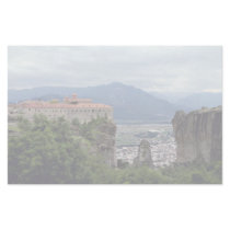 Monastery, The Great Meteora, Greece Custom Stationery