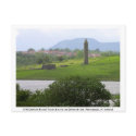 Devenish isle Monastic Tower, Ireland postcard