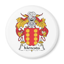 Moncada Family Crest magnets