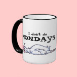 Monday Chicken Mug mugs