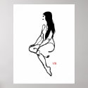 Monday Motionless, from The Daily Figure posters