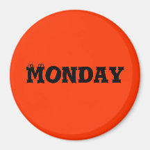 Monday Refrigerator Magnets