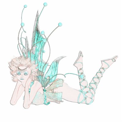 Mondays Fairy Ornament Photo Cutouts by Guiltypleasures
