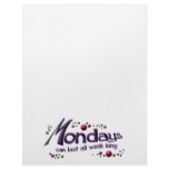 Mondays Personalized Letterhead