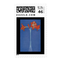 Mondrian Amaryllis in a Flash Stamp