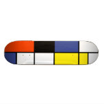 Mondrian - composición un monopatín