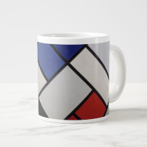 Mondrian inspired Mod Mug! Jumbo Mug