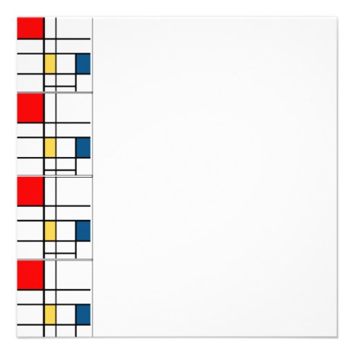 Mondrian Invitation Suite