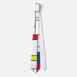 Mondrian Minimalist De Stijl Art Custom Tie ties