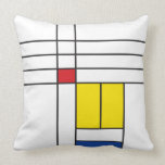 Mondrian Minimalist De Stijl Art Pillow Cushion pillows