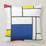 Mondrian Minimalist De Stijl Art Pillow Cushion pillows