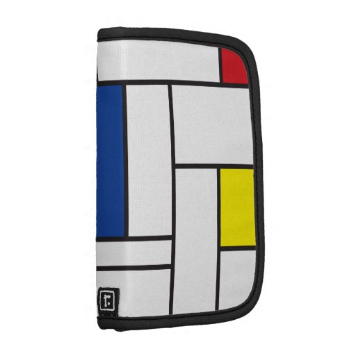 Mondrian Minimalist De Stijl Art Rickshaw Folio Planners