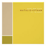 Mondrian Retro Mod Art Colorful Save The Date Personalized Announcement